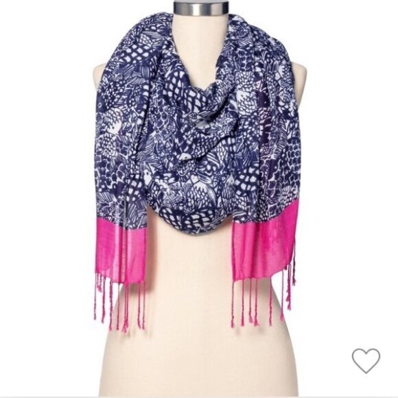 Lilly Pulitzer for Target Accessories - NEW Lilly Pulitzer for Target - Upstream Scarf 20th anniversary Fish